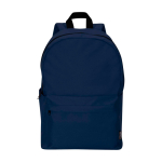 Nachhaltiger, wasserabweisender Urban-Rucksack 16 L für Laptop 14” farbe marineblau zweite Vorderansicht
