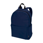 Nachhaltiger, wasserabweisender Urban-Rucksack 16 L für Laptop 14” farbe marineblau