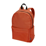 Nachhaltiger, wasserabweisender Urban-Rucksack 16 L für Laptop 14” farbe lachsfarbig