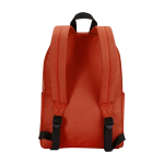 Nachhaltiger, wasserabweisender Urban-Rucksack 16 L für Laptop 14” farbe lachsfarbig zweite Rückansicht