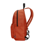 Nachhaltiger, wasserabweisender Urban-Rucksack 16 L für Laptop 14” farbe lachsfarbig zweite Seitenansicht