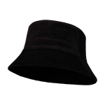 Sonnenhut aus recyceltem Cord und Baumwolle 280 g/m² farbe schwarz