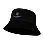 Sonnenhut aus recyceltem Cord und Baumwolle 280 g/m² farbe schwarz