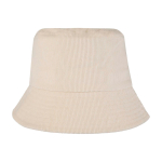 Sonnenhut aus recyceltem Cord und Baumwolle 280 g/m² farbe sandbraun zweite Vorderansicht