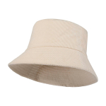 Sonnenhut aus recyceltem Cord und Baumwolle 280 g/m² farbe sandbraun