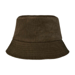 Sonnenhut aus recyceltem Cord und Baumwolle 280 g/m² farbe dunkelgrün zweite Vorderansicht