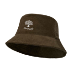 Sonnenhut aus recyceltem Cord und Baumwolle 280 g/m² farbe dunkelgrün