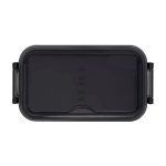 Kunststoff-Lunchbox mit passendem Besteck und großem Fach farbe weiß zweite Vorderansicht