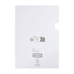 A5-Tagesplaner mit Hardcover aus recyceltem Kunststoff farbe schwarz zweite Ansicht mit Box