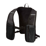 Wasserfeste, reflektierende Laufweste mit Trinksystem farbe schwarz