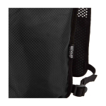 Wasserfeste, reflektierende Laufweste mit Trinksystem farbe schwarz Detailansicht 1