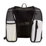 Wasserfeste, reflektierende Laufweste mit Trinksystem farbe sandbraun zweite Vorderansicht