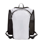 Wasserfeste, reflektierende Laufweste mit Trinksystem farbe sandbraun zweite Rückansicht