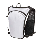 Wasserfeste, reflektierende Laufweste mit Trinksystem farbe sandbraun dritte Ansicht