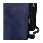 Wasserfeste, reflektierende Laufweste mit Trinksystem farbe marineblau Detailansicht 1