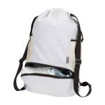 Sporttasche aus recyceltem, wasserdichtem Stoff mit Schuhfach 18 L farbe sandbraun zweite Ansicht