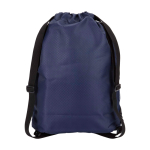Sporttasche aus recyceltem, wasserdichtem Stoff mit Schuhfach 18 L farbe marineblau zweite Rückansicht