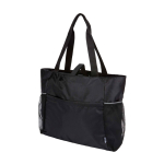 Yogatasche aus recyceltem, wasserdichtem Ripstop-Gewebe 18 L farbe schwarz
