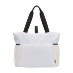 Yogatasche aus recyceltem, wasserdichtem Ripstop-Gewebe 18 L farbe sandbraun zweite Vorderansicht