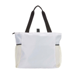 Yogatasche aus recyceltem, wasserdichtem Ripstop-Gewebe 18 L farbe sandbraun zweite Rückansicht