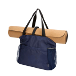 Yogatasche aus recyceltem, wasserdichtem Ripstop-Gewebe 18 L farbe marineblau zweite Ansicht