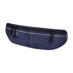 Laufgürtel mit mehreren Taschen und Reflektorelementen farbe marineblau