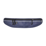Laufgürtel mit mehreren Taschen und Reflektorelementen farbe marineblau dritte Vorderansicht