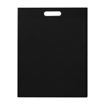 Ultrarobuste, thermoversiegelte Non-Woven-Tasche recycelt 5 L farbe schwarz zweite Vorderansicht