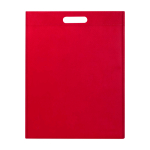 Ultrarobuste, thermoversiegelte Non-Woven-Tasche recycelt 5 L farbe rot zweite Vorderansicht