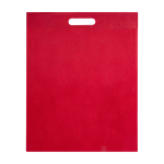 Ultrarobuste, thermoversiegelte Non-Woven-Tasche recycelt 5 L farbe rot dritte Vorderansicht