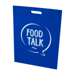 Ultrarobuste, thermoversiegelte Non-Woven-Tasche recycelt 5 L farbe köngisblau Ansicht mit Siebdruck