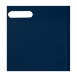 Ultrarobuste, thermoversiegelte Non-Woven-Tasche recycelt 5 L farbe marineblau Detailansicht 1