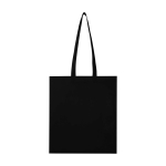 Reißfeste Mehrzwecktasche aus recyceltem Non-Woven-Material 6 L farbe schwarz zweite Rückansicht
