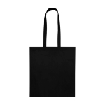 Reißfeste Mehrzwecktasche aus recyceltem Non-Woven-Material 6 L farbe schwarz dritte Vorderansicht