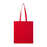 Reißfeste Mehrzwecktasche aus recyceltem Non-Woven-Material 6 L farbe rot zweite Vorderansicht