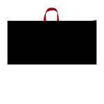 Reißfeste Mehrzwecktasche aus recyceltem Non-Woven-Material 6 L farbe rot dritte Vorderansicht