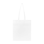 Reißfeste Mehrzwecktasche aus recyceltem Non-Woven-Material 6 L farbe weiß zweite Rückansicht