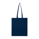 Reißfeste Mehrzwecktasche aus recyceltem Non-Woven-Material 6 L farbe marineblau zweite Rückansicht