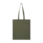 Reißfeste Mehrzwecktasche aus recyceltem Non-Woven-Material 6 L farbe dunkelgrün zweite Vorderansicht
