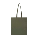 Reißfeste Mehrzwecktasche aus recyceltem Non-Woven-Material 6 L farbe dunkelgrün zweite Rückansicht