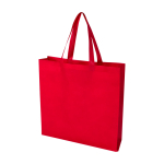 Robuste Einkaufstasche aus recyceltem Non-Woven farbe rot
