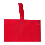 Robuste Einkaufstasche aus recyceltem Non-Woven farbe rot Detailansicht 1