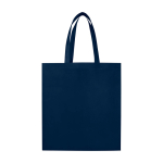 Robuste Einkaufstasche aus recyceltem Non-Woven farbe marineblau zweite Rückansicht