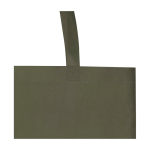 Robuste Einkaufstasche aus recyceltem Non-Woven farbe dunkelgrün Detailansicht 1