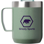 Campingbecher aus recyceltem Edelstahl 236 ml Stanley Everyday Ansicht mit Logo