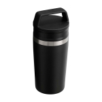 Reisebecher aus Edelstahl mit dichtem Deckel 350 ml Stanley farbe schwarz
