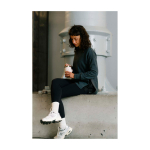 Isolierbehälter mit Besteck und Ventil-Deckel 400 ml farbe hellrosa Lifestyle-Bild