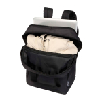 Mochila de viaje ecológica multiusos para portátil 9L 14” farbe schwarz dritte Ansicht