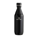 Recycelte Edelstahlflasche 350 ml Stanley All Day Slim farbe schwarz