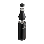 Recycelte Edelstahlflasche 350 ml Stanley All Day Slim farbe schwarz zweite Ansicht
